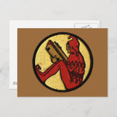 Jester lezen briefkaart (Voorkant / Achterkant)