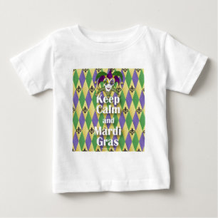 Jester Mask Keep Calm en Mardi Gras