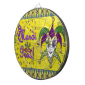 Jester Mask Mardi Gras Harlequin Dartbord (Voorkant Rechts)