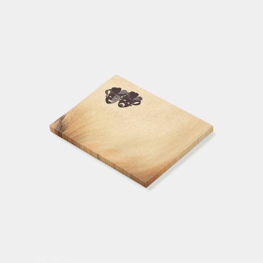 Jester-maskers voor komedie en tragedie post-it® notes (Schuin)