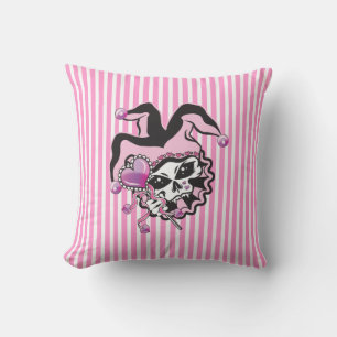 Jester of Hearts Skull Kussen