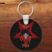 Jester Pentagram sleutelhanger (Voorkant)