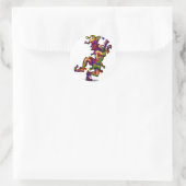 Jester Ronde Sticker (Tas)