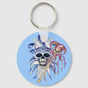 Jester Skull Sleutelhanger
