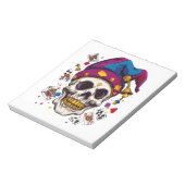 Jester Skull Trickster Notitieblok (Gedraaid)