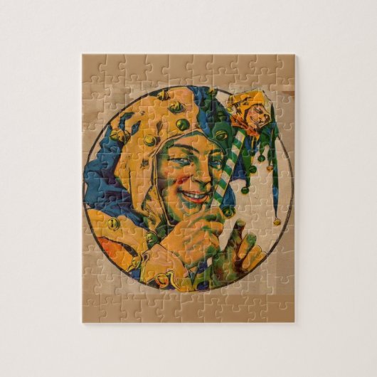 jester uit de jaren twintig legpuzzel (Verticaal)