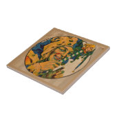 jester uit de jaren twintig tegeltje (Zijkant)