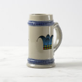 Jester's Modern Stein (kleur) Bierpul (Voorkant rechts)