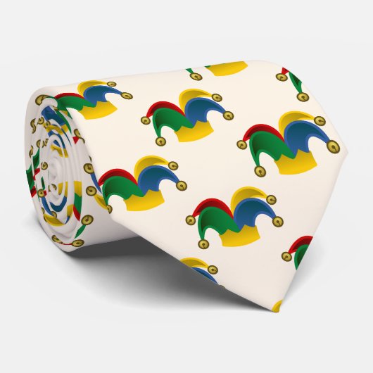 Jesters Pet April Fool Day Stropdas (Opgerold)