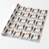Jester's Prank April Fool's Day Cadeaupapier (Uitgerold)