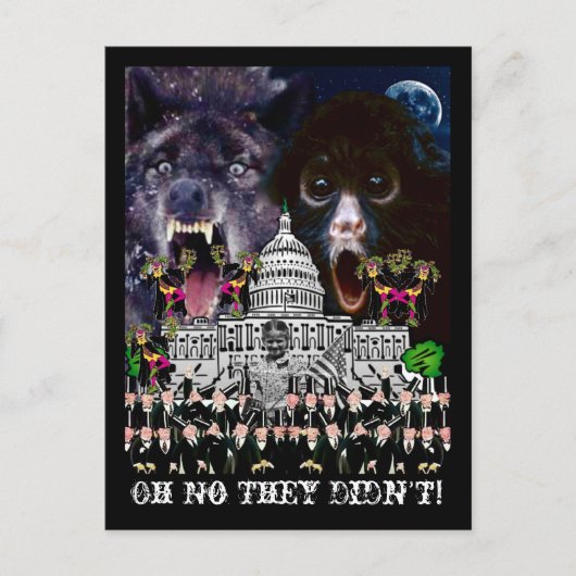 Jesters van het Hooggerechtshof Briefkaart (Voorkant)