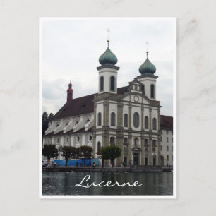 jesuit Church lucerne Briefkaart