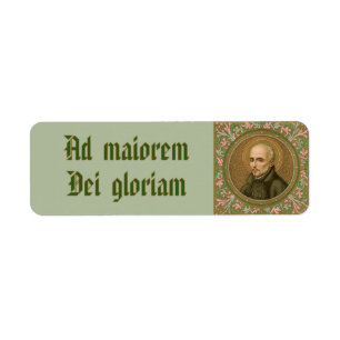 Jesuit Motto van St Ignatius Loyola (BK 50; Latijn Etiket