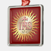 Jesuit Seal Metalen Ornament (Links)