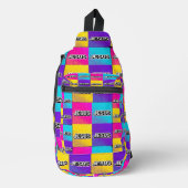 JESUS - 4 Square Sling Bag (Voorkant)