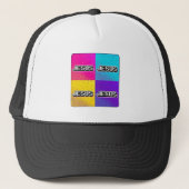 JESUS - 4 Square  Trucker Pet (Voorkant)