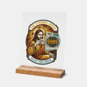 Jésus 9999 Emails Non Lus Boîte de Réception Zéro (Angle)