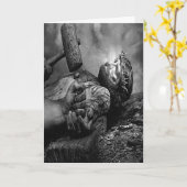 Jésus a cloué la carte de voeux (Fleur jaune)