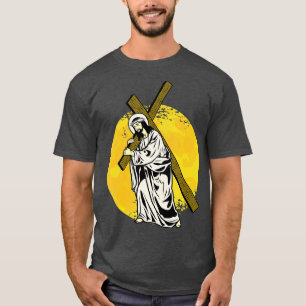 Jesus A Cross Religité Good Vrijdag Christelijke B T-shirt