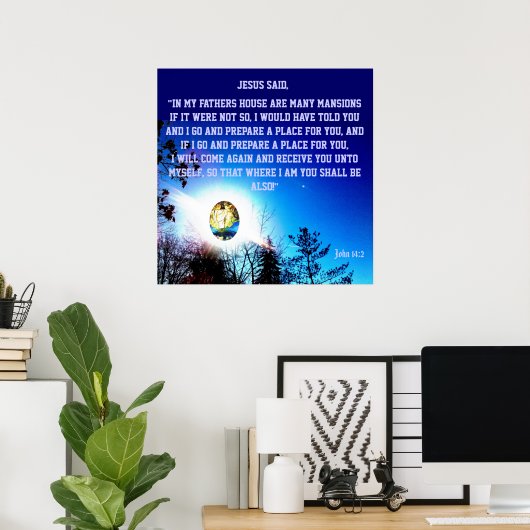 JESUS A DIT affiche (Bureau à domicile)