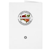 Jésus à la Dernière Cène Première Carte de Communi (Dos)