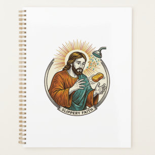 Jésus a laissé tomber le savon glissant de la douc