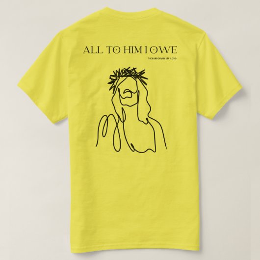 Jésus A Tout Payé, T-shirt noir (Design dos)