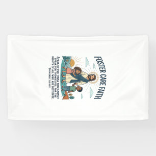 Jesus Adoptie Pleegzorg Grafisch T-shirt Christeli Spandoek