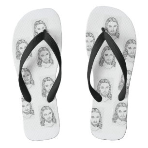Jesus afbeelding teenslippers