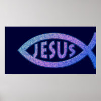 Jesus - Affiche chrétienne