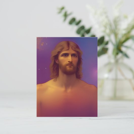 Jesus AI Generated Art Briefkaart (Staand voorkant)