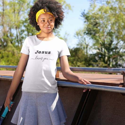 Jésus aime le T-shirt de votre fille