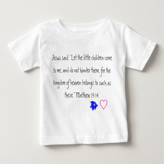 Jésus aime le T-shirt d'enfant en bas âge de (Devant)