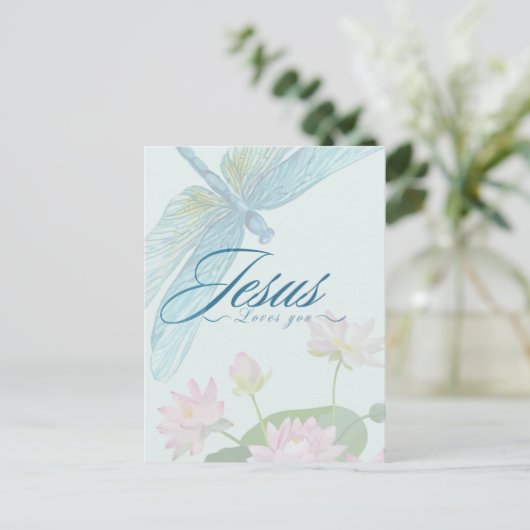 Jésus aime ta carte (Debout devant)