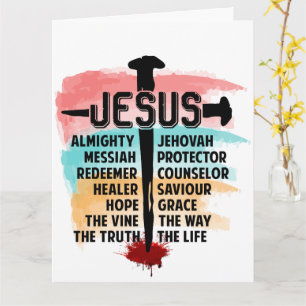 *Jésus*-Ajoutez votre message spécial Carte