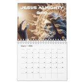 JÉSUS ALMIGHTY DIEU imprimé nouveau calendrier ann (Mar 2026)