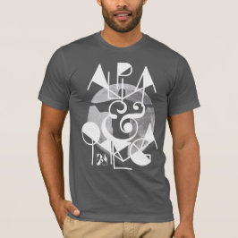 JESUS ALPHA EN OMEGA TYPOGRAPHY T-SHIRT