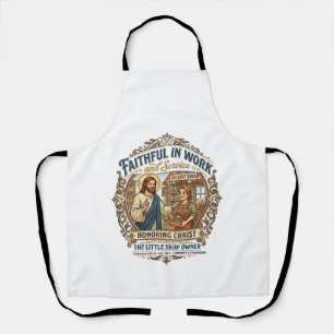 Jesus Ambacht Verkoper Etsy Maker T-shirt Gebedsge Schort