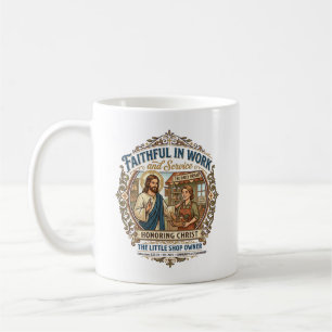 Jesus Ambachtsverkoper Etsy Maker T-shirt Op geloo Koffiemok