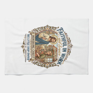 Jesus Ambachtsverkoper Etsy Maker T-shirt Op geloo Theedoek