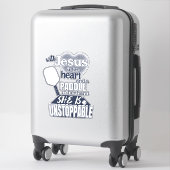 Jesus and Pickleball Womens Quote Sticker (Koffer)