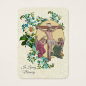 Jesus Angels catholique Funeral Memorial Carte Sai (Devant)