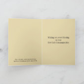 Jésus Anges Eucharistie Carte de Communion (Intérieur)