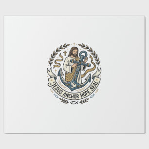 Jesus Anker Hoop Zegel Jesus Anker Hoop Zegel Chri Cadeaupapier