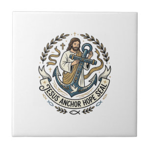 Jesus Anker Hoop Zegel Jesus Anker Hoop Zegel Chri Tegeltje