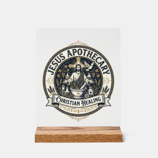 Jésus Apothicaire Guérison Chrétienne Jésus Apothi (Recto)