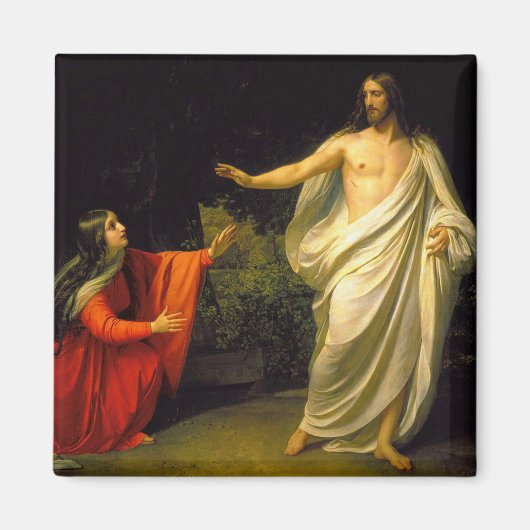 Jésus apparaît à Marie Magdalene Magnet (Devant)
