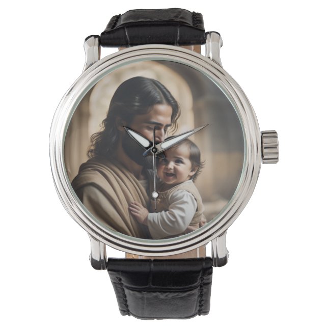 Jesus Art Horloge (Voorkant)