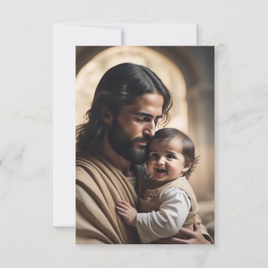 Jesus Art RSVP Kaartje (Voorkant)