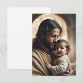 Jesus Art RSVP Kaartje (Voorkant / Achterkant)